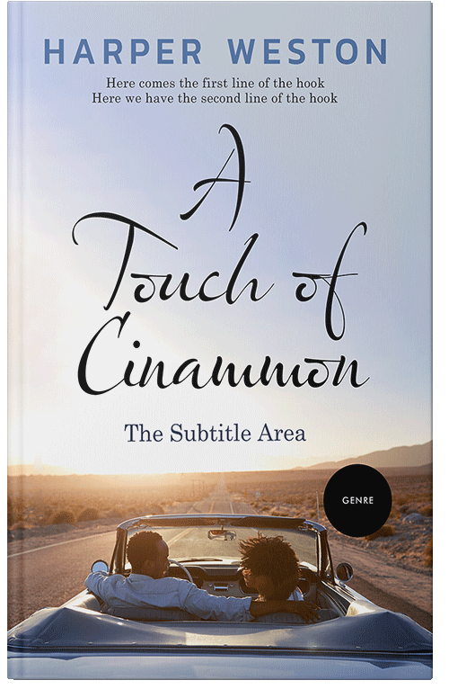 Front view of Premade Romance Book Cover - Mischka