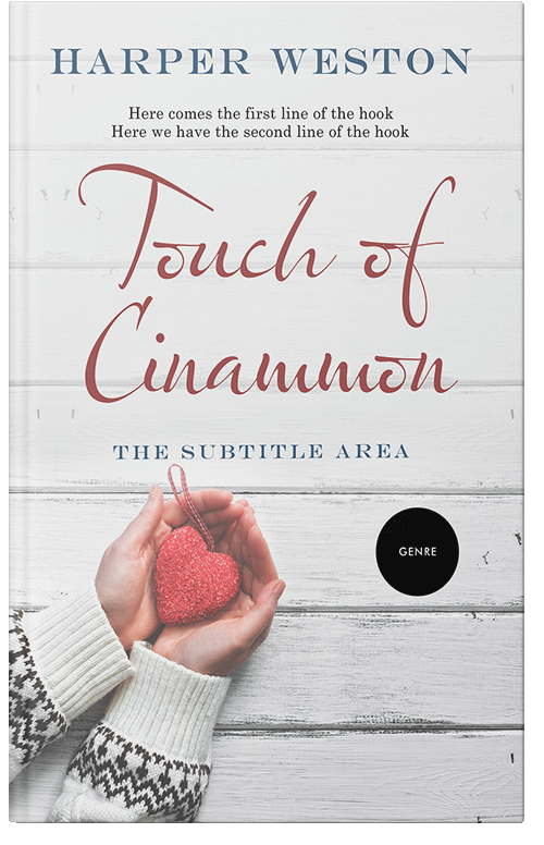 Front view of Premade Romance Book Cover - Ebb