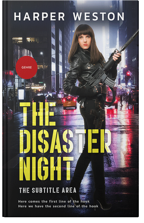 Front view of Premade Mystery & Thriller & Suspense Book Cover - Brandy