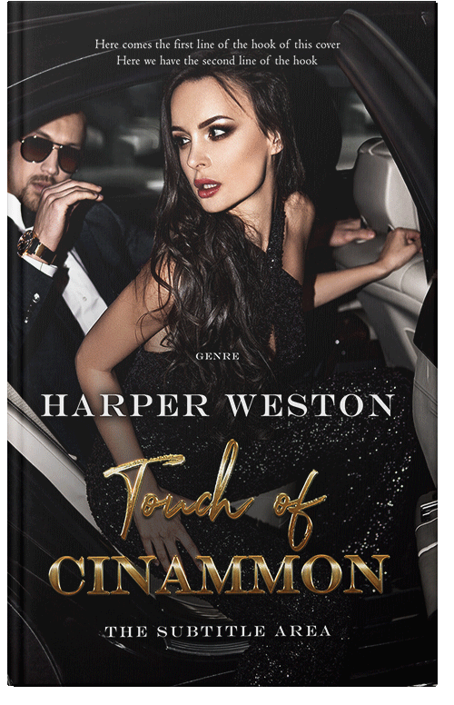 Front view of Premade Romance Book Cover - Indian Khaki