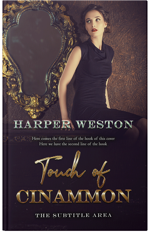 Front view of Premade Chick Lit Book Cover - Gondola