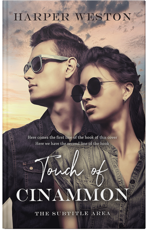 Front view of Premade Romance Book Cover - Thunder