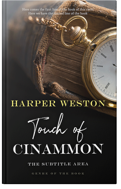 Front view of Premade Historical Book Cover - Oil