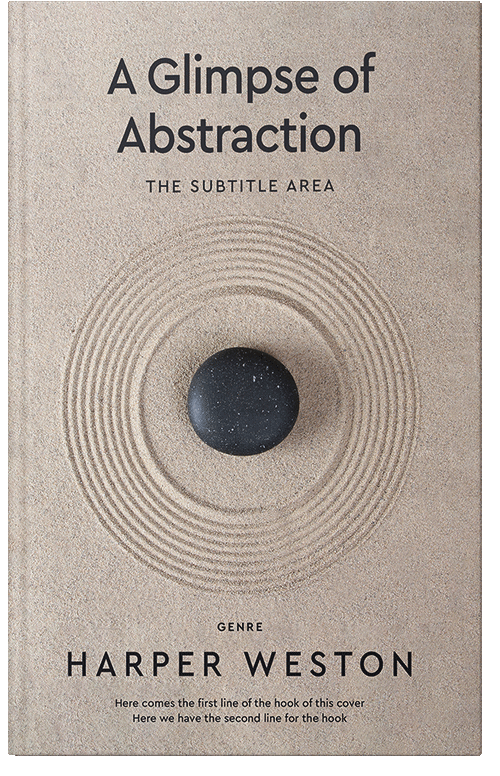 Front view of Premade Religion & Spirituality Book Cover - Bison Hide