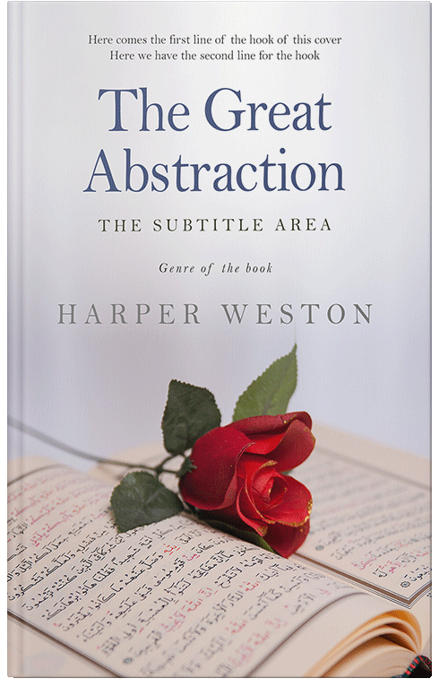 Front view of Premade Religion & Spirituality Book Cover - Bon Jour