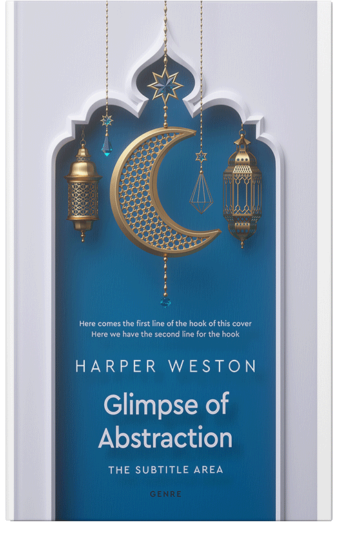 Front view of Premade Religion & Spirituality Book Cover - Blumine