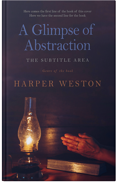 Front view of Premade Religion & Spirituality Book Cover - Bleached Cedar