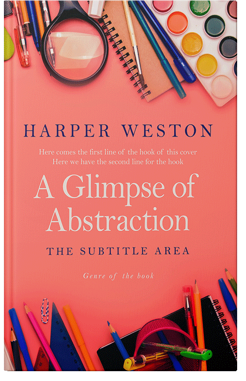 Front view of Premade Education Book Cover - Froly