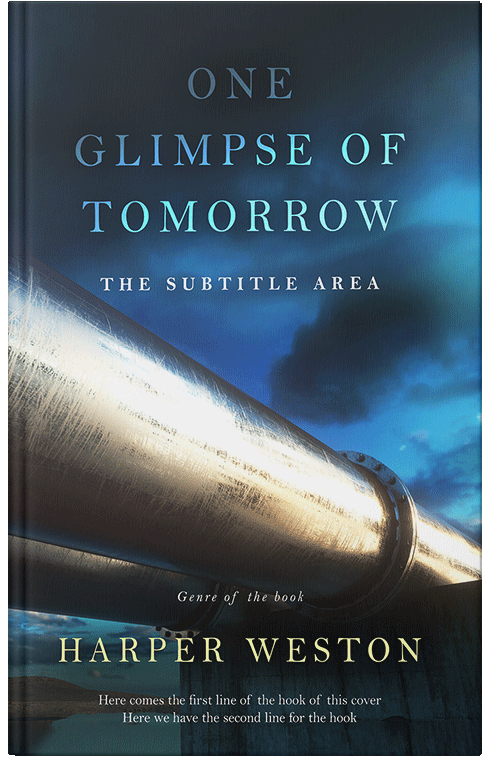 Front view of Premade Environment & Ecology Book Cover - Mirage