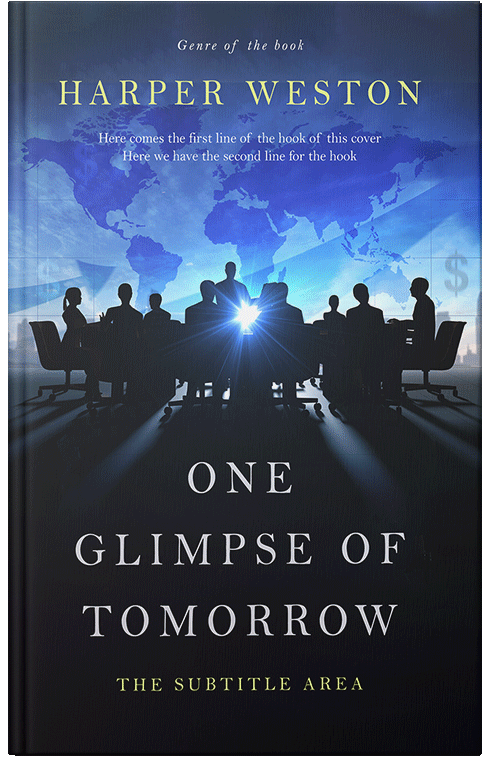 Front view of Premade Business Book Cover - Mirage