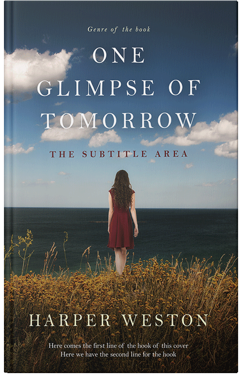 Front view of Premade Teen & Young Adult Book Cover - Outer Space