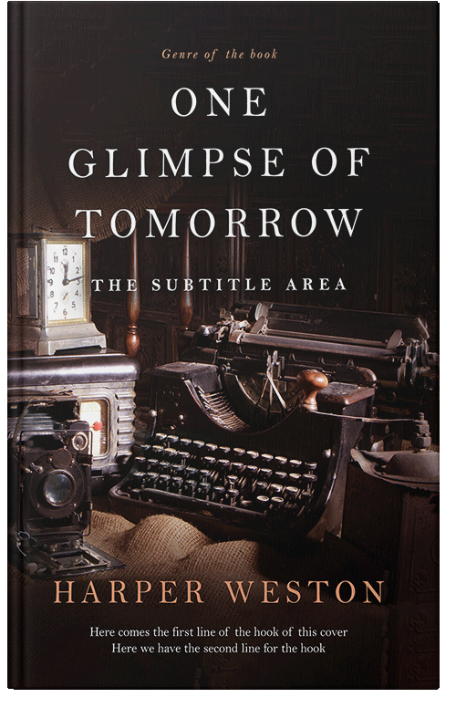 Front view of Premade Historical Book Cover - Night Rider