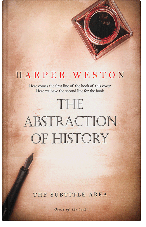 Front view of Premade Poetry Book Cover - Sidecar