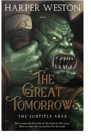 Pre Made Book Cover Log Cabin