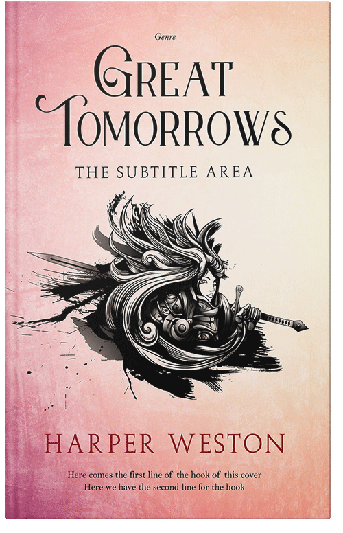 Front view of Premade Fantasy Book Cover - Azalea