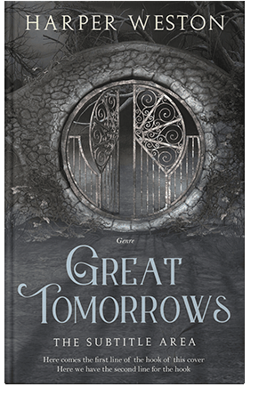 Pre Made Book Cover Abbey