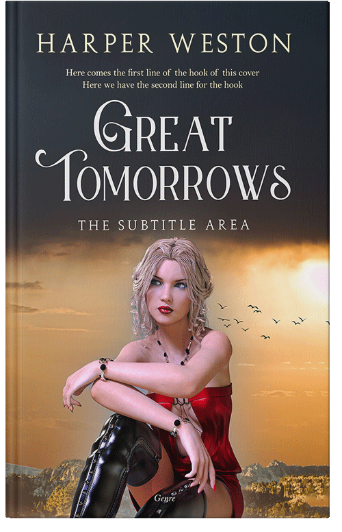 Front view of Premade Erotica Book Cover - Brandy