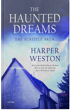 Premade Book Cover Chambray