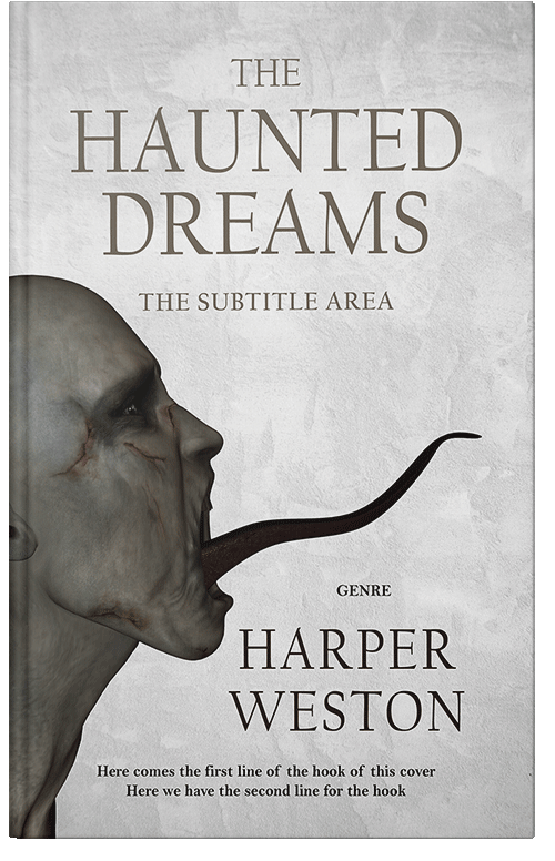 Front view of Premade Horror Book Cover - Armadillo