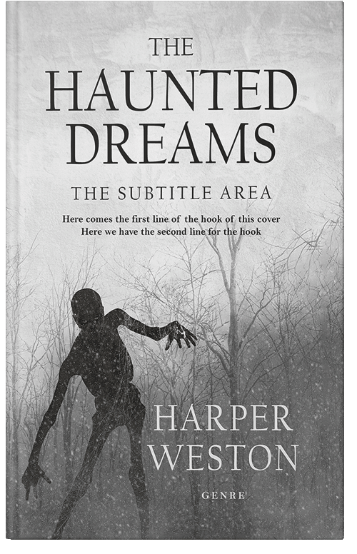 Front view of Premade Horror Book Cover - Alto