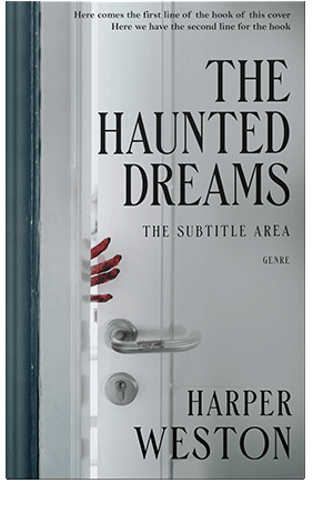 Pre Made Book Cover Silver Sand