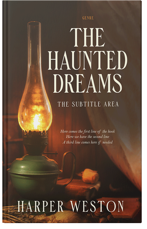 Front view of Premade Literary Fiction Book Cover - Cork