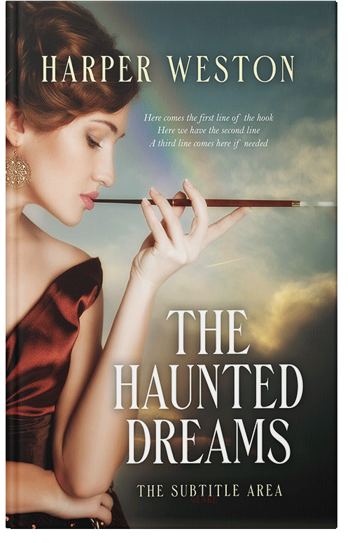 Front view of Premade Chick Lit Book Cover - Coral Reef