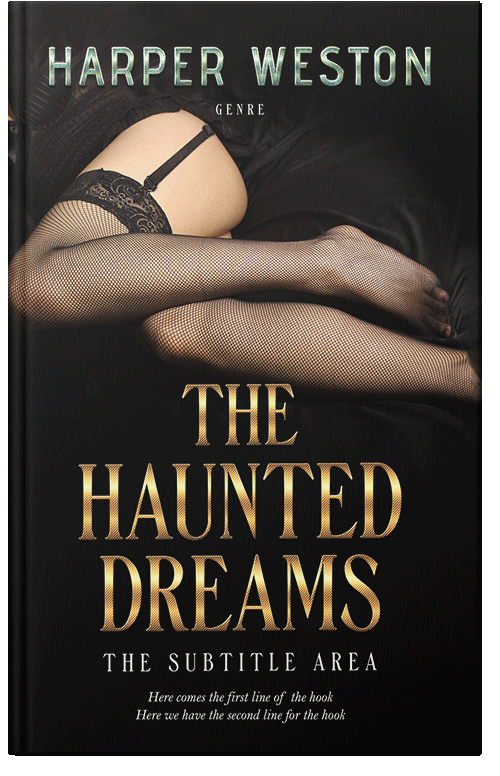 Front view of Premade Erotica Book Cover - Tan