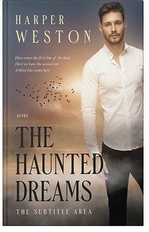Premade Book Cover Almond Frost