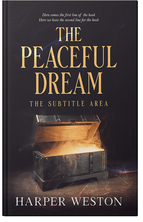 Front view of Premade Fantasy Book Cover - Thunder