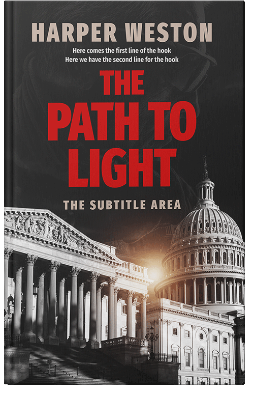 Front view of Premade Mystery & Thriller & Suspense Book Cover - Dune