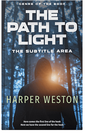 Pre Made Book Cover Ebony Clay