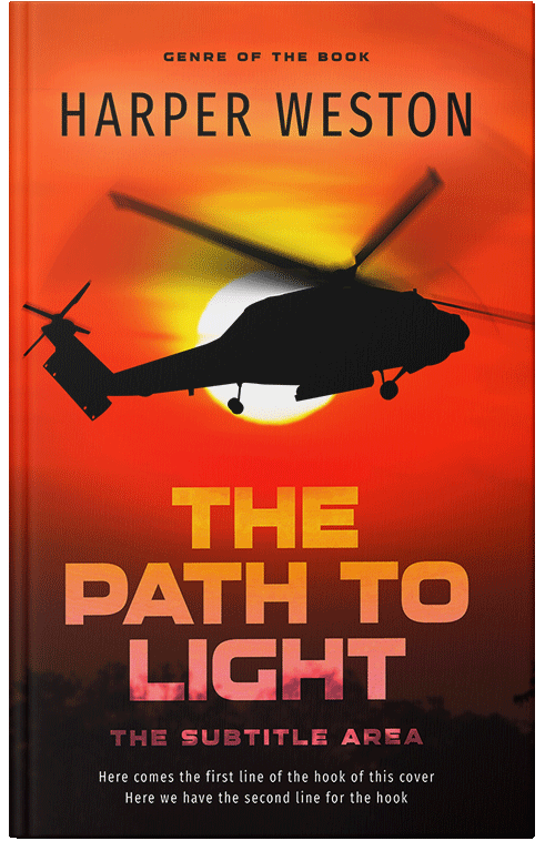 Front view of Premade Apocalyptica Book Cover - Pomegranate