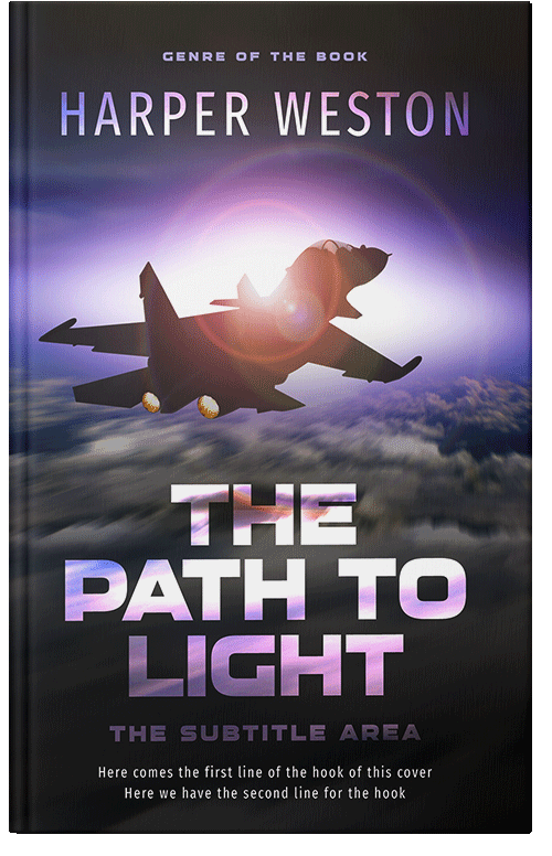 Front view of Premade Action & Adventure Book Cover - Baltic Sea