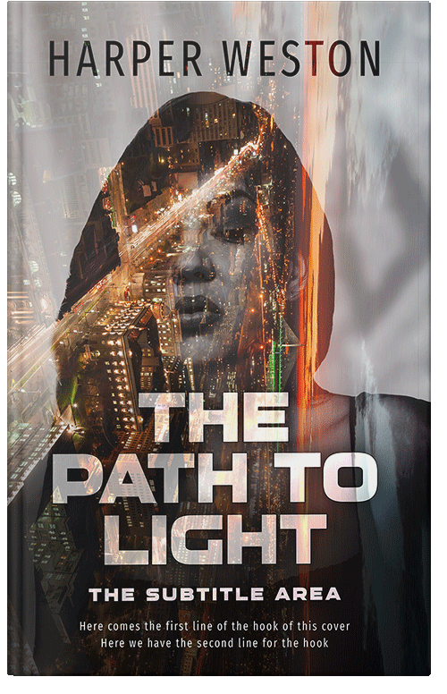 Front view of Premade Mystery & Thriller & Suspense Book Cover - Silk