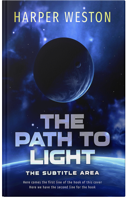 Front view of Premade Science Fiction Book Cover - Black Pearl