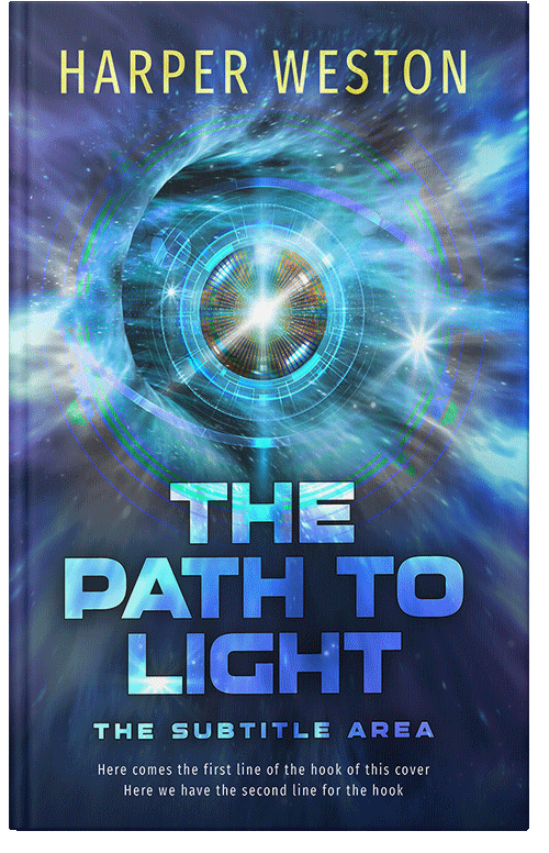 Front view of Premade Science Fiction Book Cover - Cloud Burst