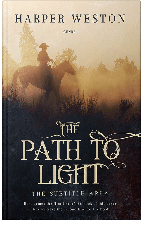 Front view of Premade Action & Adventure Book Cover - Thunder