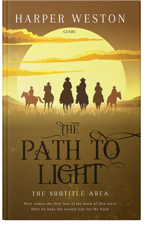 Front view of Premade Action & Adventure Book Cover - Kumera