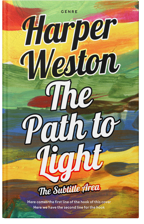 Front view of Premade Literary Fiction Book Cover - Asparagus