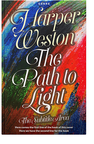 Pre Made Book Cover Burnt Sienna