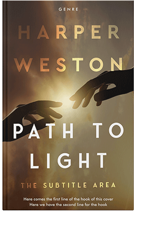 Pre Made Book Cover Yellow Metal