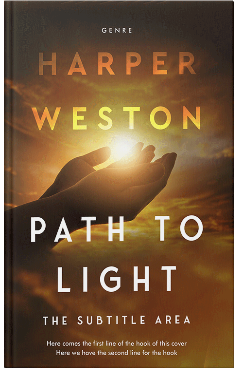 Front view of Premade Religion & Spirituality Book Cover - Russet