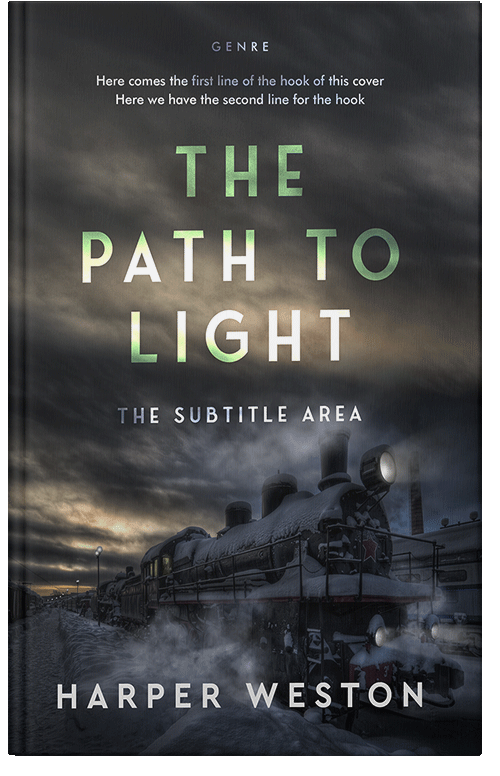 Front view of Premade Mystery & Thriller & Suspense Book Cover - Shark