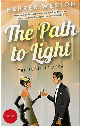 Pre Made Book Cover Straw