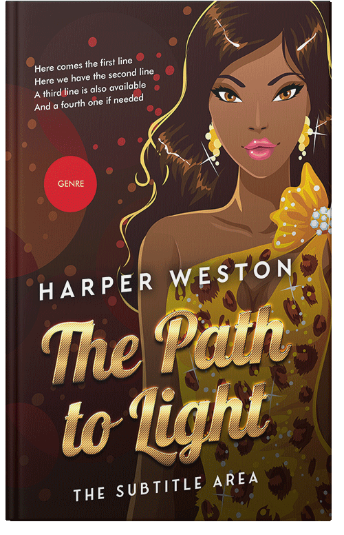 Front view of Premade Chick Lit Book Cover - Paco