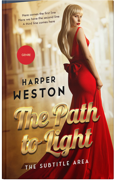 Front view of Premade Romance Book Cover - Chamois