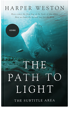 Pre Made Book Cover Jagged Ice