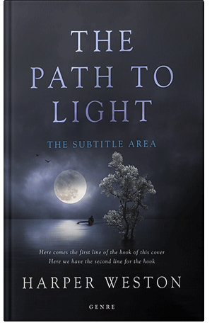 Premade Book Cover Steel Gray