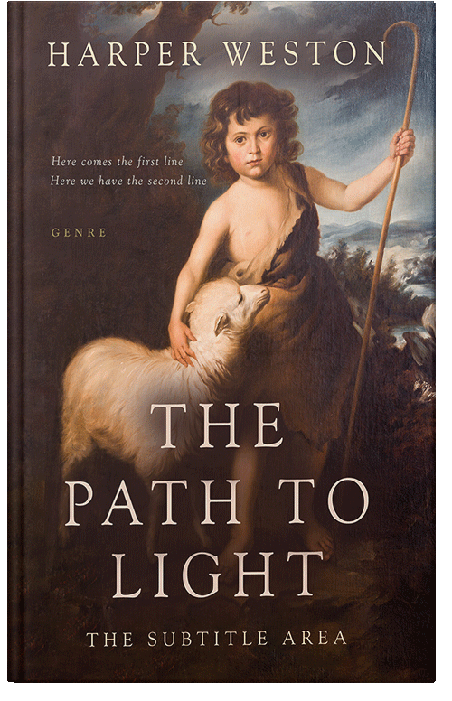 Front view of Premade Religion & Spirituality Book Cover - Eclipse